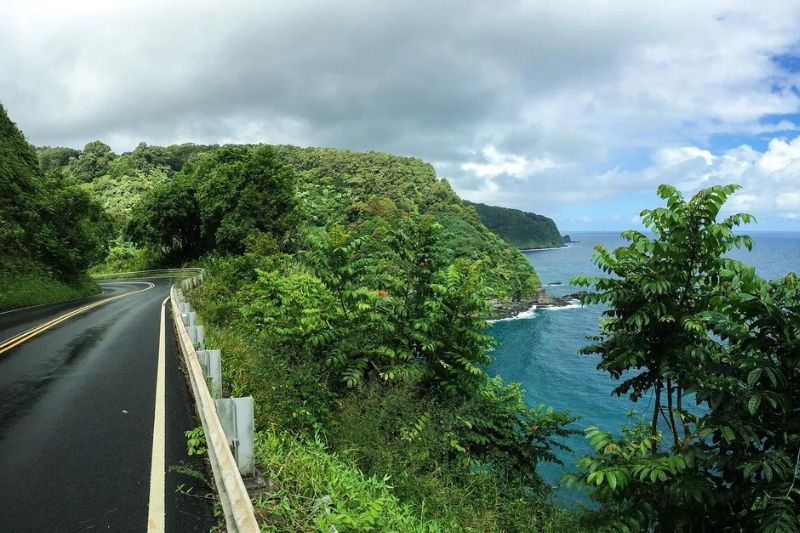 A rainy day in Hawaii can be the perfect backdrop for a scenic drive