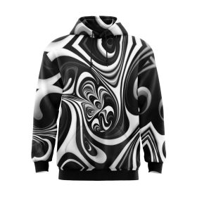 Black and White Fusion Hoodie