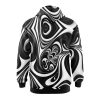 Black and White Fusion Hoodie