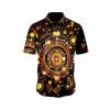 Brown Mandala Geometry Hawaiian Shirt HWS-07