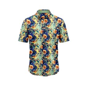 Canvas of Faces Hawaiian Shirt 4