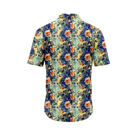 Canvas of Faces Hawaiian Shirt 4