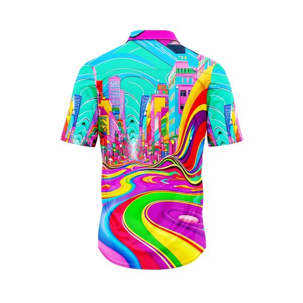 Chromatic City Hawaiian Shirt