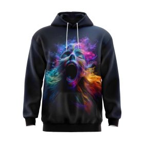 Chromatic Face Hoodie 2