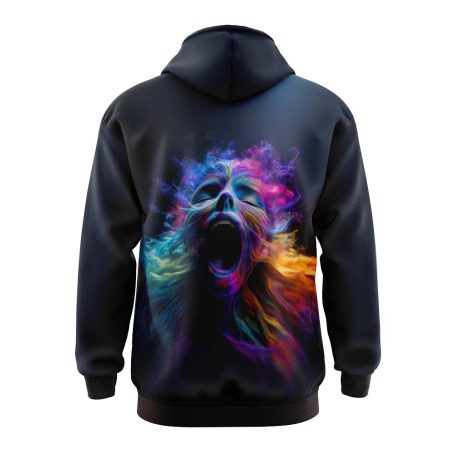 Chromatic Face Hoodie 2