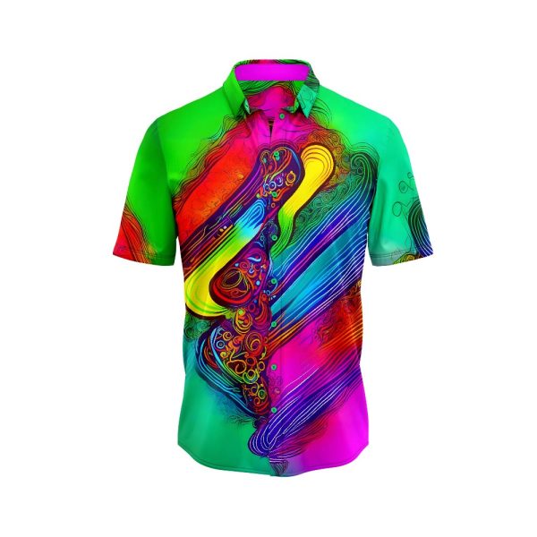 Chromatic Flow Hawaiian Shirt