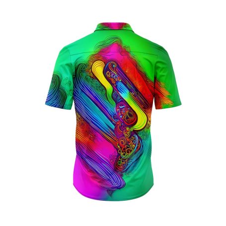 Chromatic Flow Hawaiian Shirt