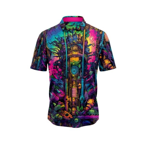 Chromatic Ruins Hawaiian Shirt