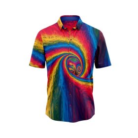 Chromatic Whirl Hawaiian Shirt 5