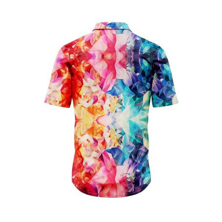 Colorful Geometric Hawaiian Shirt