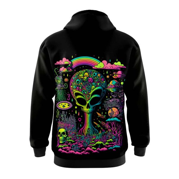 Cosmic Skull Flow Hoodie