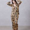Cowboy Trump Satin Silky Pajamas Set a