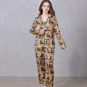 Cowboy Trump Satin Silky Pajamas Set TRPPJS-027