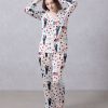 Dancing Trump American Satin Silky Pajamas Set