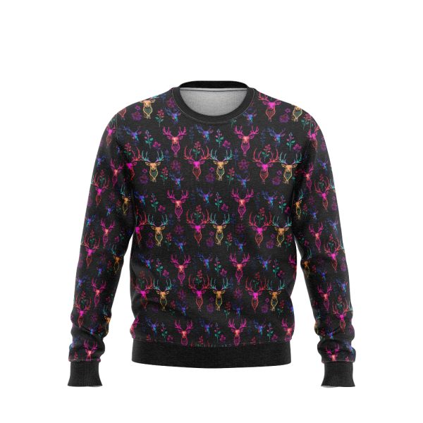 Deer Motif Sweatshirt SW-150