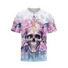 Ethereal Skull And Roses T-Shirt