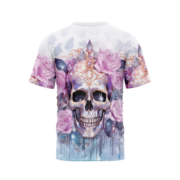 Ethereal Skull And Roses T-Shirt