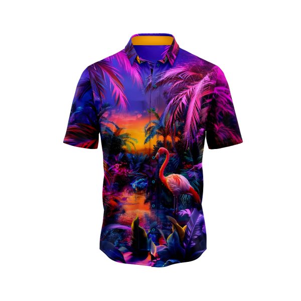 Flamingo Oasis Hawaiian Shirt 2