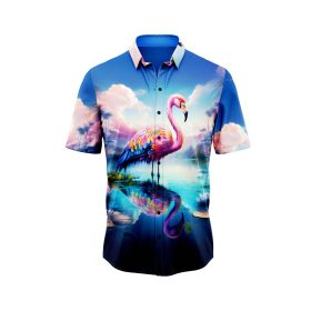 Flamingo Oasis Hawaiian Shirt