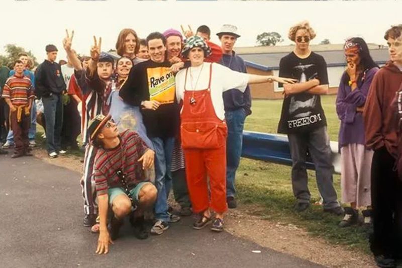 In the early days, rave wear was simple and practical loose T Shirts, baggy pants, and comfortable shoes were the go to choices for dancers