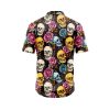 Luminous Skull And Rose Fusion Hawaiian Shirt 2