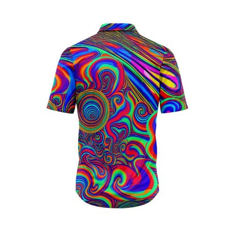 Luminous Swirl Hawaiian Shirt