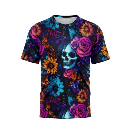 Midnight Skull Garden TShirt 2