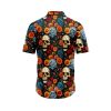 Mystic Skulls and Floral Hawaiian Shirt