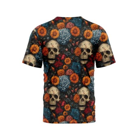 Mystic Skulls and Floral TShirt