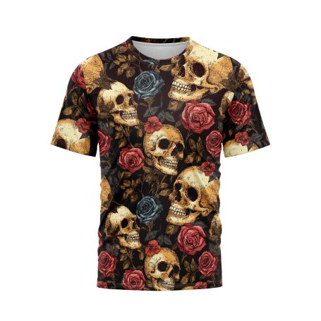 Mystic Skulls and Roses T-Shirt