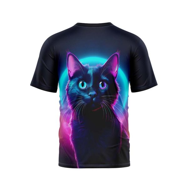 Neon Cat Glow TShirt