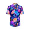 Neon Flowers and Butterflies Hawaiian Shirt