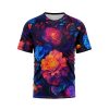 Neon Flowers and Butterflies T-Shirt 2