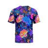 Neon Flowers and Butterflies T-Shirt