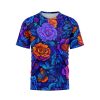 Neon Flowers and Butterflies TShirt 3