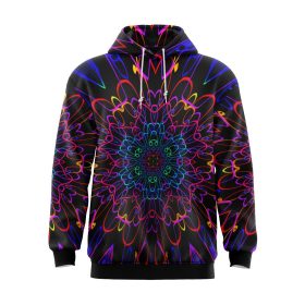 Neon Mandala Hoodie