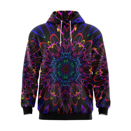 Neon Mandala Hoodie