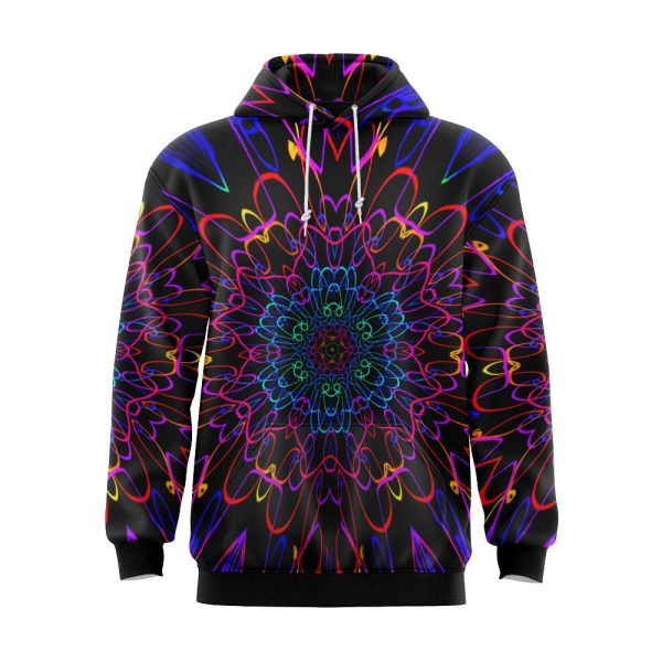 Neon Mandala Hoodie