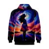 Neon Night Girl Hoodie