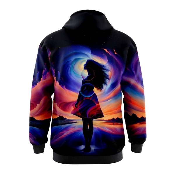 Neon Night Girl Hoodie