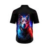 Noir Neon Dog Hawaiian Shirt