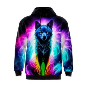 Noir Neon Dog Hoodie 2