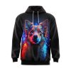 Noir Neon Dog Hoodie