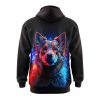 Noir Neon Dog Hoodie