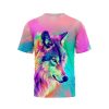 Noir Neon Dog TShirt 4