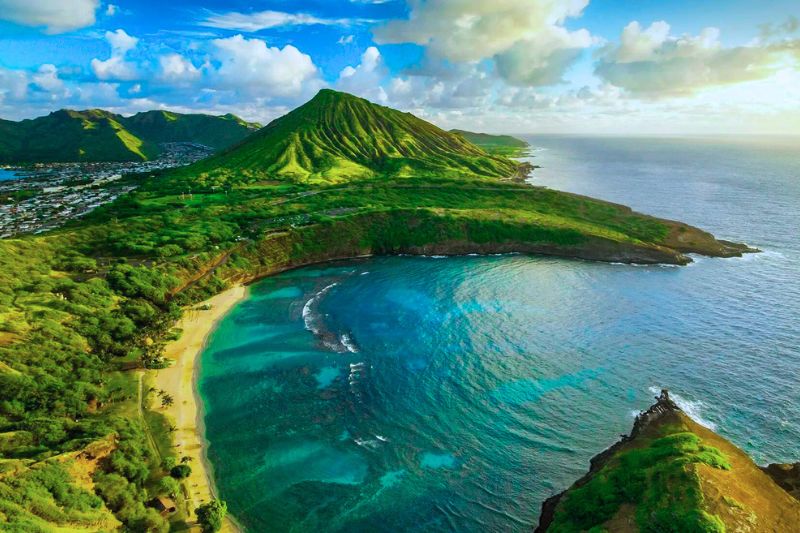 Oahu is the most populated and visited island in Hawaii