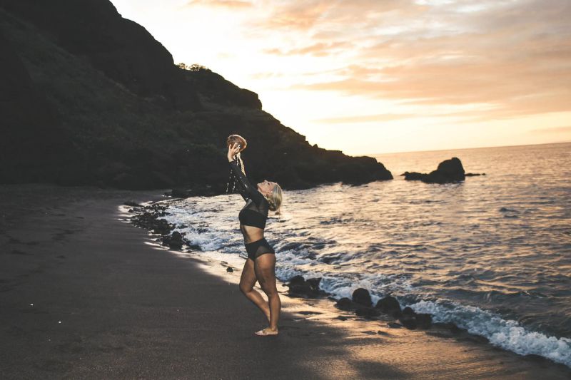 Oneuli Beach, located on the southwestern coast of Maui