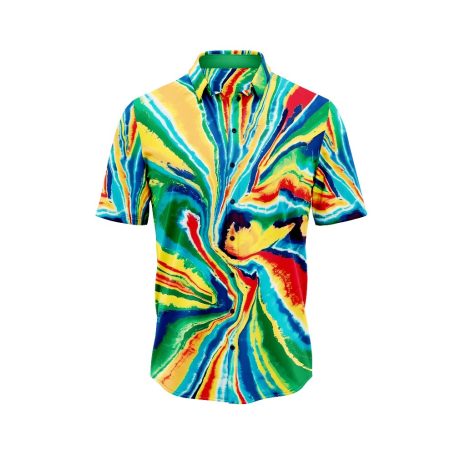 Paint Splash Hawaiian Shirt 3