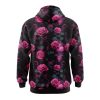 Pink Skull And Roses Hoodie HD01 10A