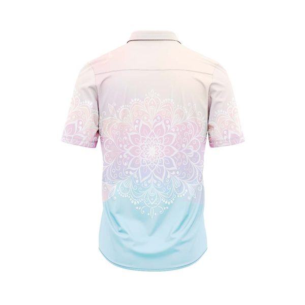 Pink to Blue Mandala Flow Hawaiian Shirt